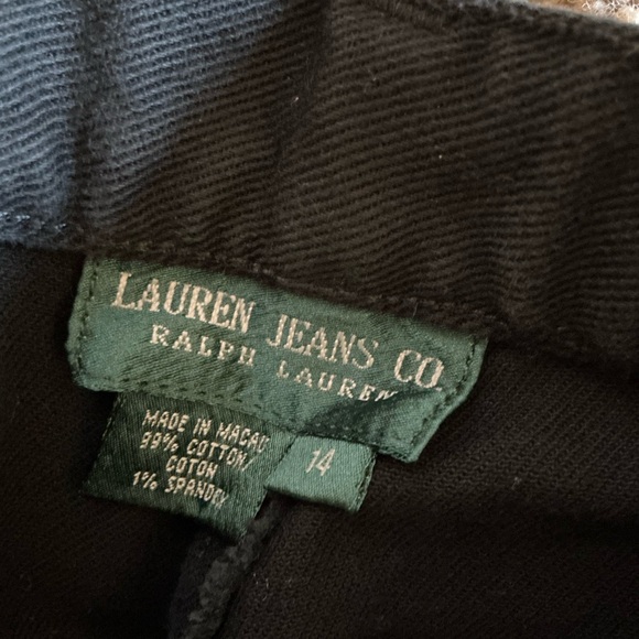 Lauren by Ralph Lauren Jeans Co Black slight Bootcut womens 14 - Picture 8 of 9